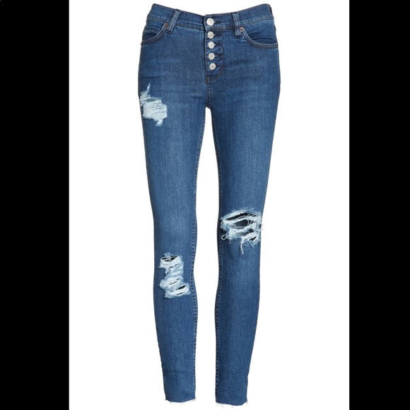 Free People Reagan Ripped Jeans - Picture 2 of 6